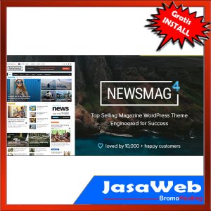 GRATIS INSTALL | Template Berita Online NEWSMAG | Premium WordPress Theme
